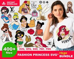 400 Fashion Princess Bundle SVG