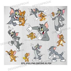 Tom & Jerry svg Bundle