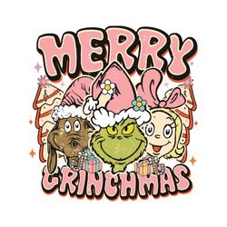 Merry Grinchmas Max Cindy Lou Who SVG