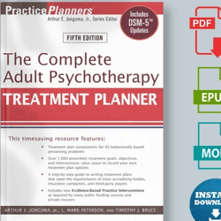 The Complete Adult Psychotherapy Treatment Planner 5th Edition