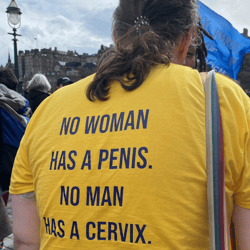 No Woman Has A Penis No Man Has A Cervix T-Shirt