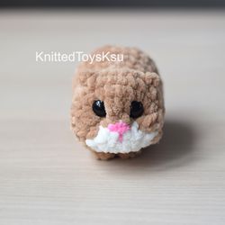 Sad hamster meme plush toy gift, cute hamster meme stuffed toy gift for her, hamster keychan