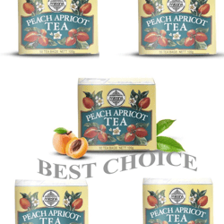 Mlesna Peach Apricot Ceylon Black Tea 50 tea bags 100g (3.52oz) *5 box