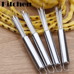 Non-Slip Stainless Steel Pineapple Knife: Easy-Clean Fruit Peeler & Kitchen Tool