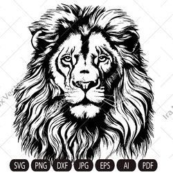 Lion Face svg / Lion Head svg / Lion svg / Lion King svg / Lions Mascot svg / Leo svg / Lion Head / Lion Printable/lion