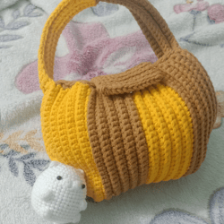 handmade bag, crochet bag, handbag (color as requested)
