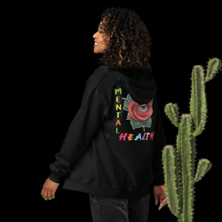 Mental health flower & eye Unisex heavy blend zip hoodie