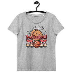 Basketball Mom Women's fitted eco tee