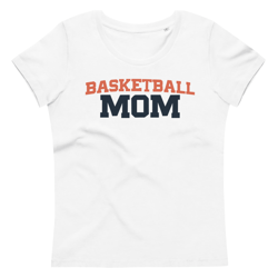 Basketball Mom Typography Women's fitted eco tee