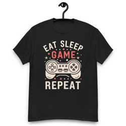 Eat Sleep Game Repeat Men's classic tee