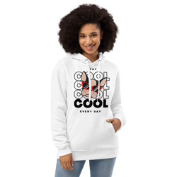 Stay Cool Every Day Cute Puppy Premium eco hoodie