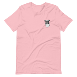 Pug Dog and Coffee Unisex t-shirt