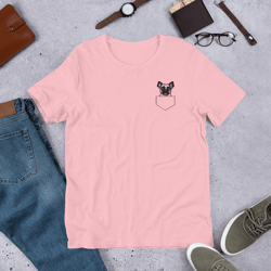 Pub Dog Sitting in a Korman Unisex t-shirt