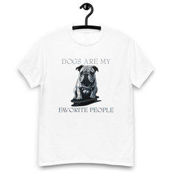 Dogs Are My Favorite People Men's classic tee