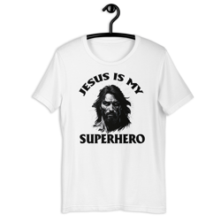 Jesus is My Superhero Unisex t-shirt
