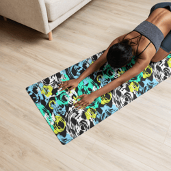 turning point abstract pattern yoga mat