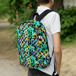 turning point abstract pattern backpack