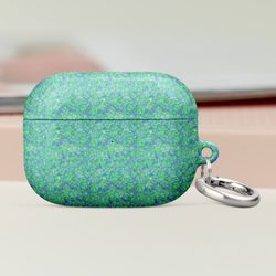 Green and Blue Modern Mozaic Case for AirPods®