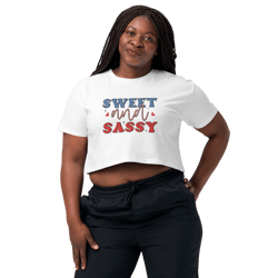 Sweet and Sassy Women’s crop top