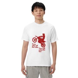Men’s garment-dyed heavyweight t-shirt Biker Tshirt