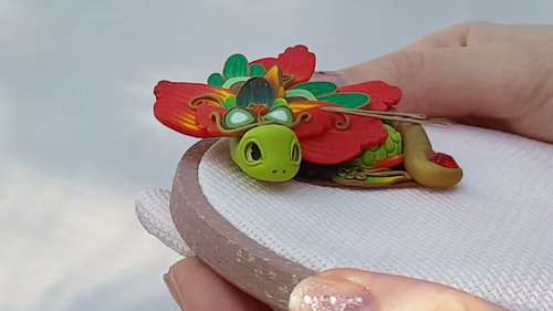 Green Dragon Needle Minder for Magic Cross Stitch, Magnetic - Inspire Uplift