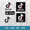 Tiktok Logo Bundle Svg, Tiktok Logo Svg, Tiktok Svg, Social Media Svg, Png Dxf Eps File.jpg