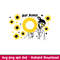 Bad Bunny And Sunflower Full Wrap, Bad Bunny And Sunflower Full Wrap Svg, Starbucks Svg, Coffee Ring Svg, Cold Cup Svg, png, eps, dxf file.jpeg