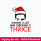 Making A List And Checking It Thrice Svg, Santa Claus Hat Svg, Christmas Svg, Png Dxf Eps File.jpeg