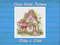 Cottage in Flowers Cross Stitch Pattern PDF Counted House Village - Fabulous Fantastic Magical House in Garden 741.jpg