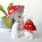 Mushroom plush toy pattern cute decor for nursery, mushrooms felt.jpg