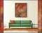 Abstraction-texture-red-interior-painting