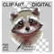 Raccoon-head-clipart-png-drawing