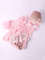 Newborn Girl Polka Dot Photography Prop Ruffle Hem Flared Lace Dress Hat Photography Set 4Pcs (6).jpg