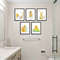 Cat Print Bathroom Art Decor  gingerbath-set1-new-2.jpg