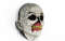white doll mask with black pupils white zombie