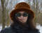 Ginger faux fur bucket hat. Luxury mink furry hat. Fashion fluffy hat for women. Cute brown winter hat.  Fuzzy rave hat.