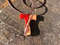 Red tau cross pendant Wood resin christian necklace Wooden cross Catholic gift (2).jpg