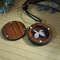 Photo locket necklace Wood necklace for foto Personalized locket photo locket.jpg