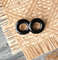 Black hoop earrings, Wooden earrings, round earrings, circle earrings.jpg