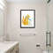 Orange White Cat Print Cat Decor Cat Art Home Wall-5.jpg