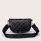 5 Women Mini Chain Decor Quilted Fanny Pack.jpg