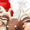 Christmas Red Gnome and reindeer clipart_2.JPG