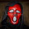 red scream mask ghostface horror mask