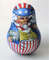 Uncle Sam Roly Poly Russian doll Nevalyashka