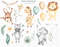2 Animals and balloons watercolor elements.jpg