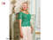 Irish Crochet Lace - Green Blouse for Women Floral Print Short Sleeve Summer PDF (2).jpg