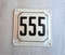 555 house number address plaque
