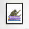 Tortoiseshell Cat Print Cat Decor Cat Art Home Wall-109-1.jpg