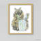 Tortoiseshell Cat Print Cat Decor Cat Art Home Wall-121-1.jpg