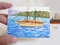 Miniature, boat on waves, watercolor painting, water, waves, ACEO 06.JPG